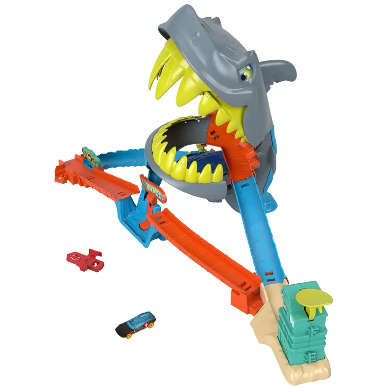 Shark Comp Beach - City - Speed Snap Track System - Hot Wheels