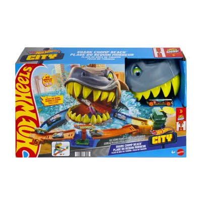 Shark Comp Beach - City - Speed Snap Track System - Hot Wheels
