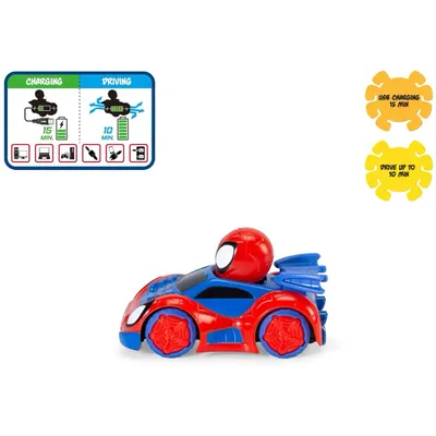 RC Spidey Web Crawler - Fjernstyret Bil - Jada - 8 cm