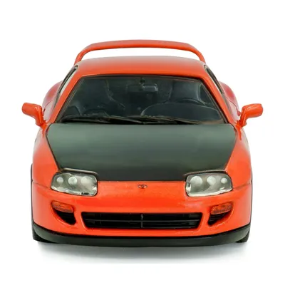 Toyota Supra MKIV 2JZ (A80) - 2001 - Orange / Svart - Solido - 1:43