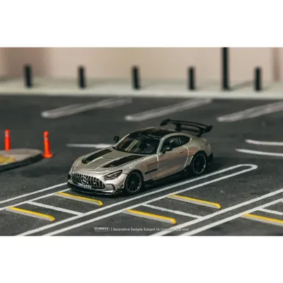 Mercedes-Benz AMG GT Black Series - Silver - Tarmac - 1:64