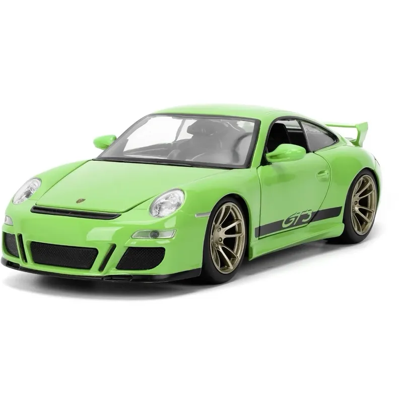 Porsche 911 GT3 (997) - Grön - 2007 - Fast X - Jada Toys - 1:24