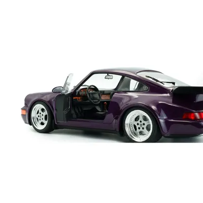 Porsche 911 (964) Turbo - 1990 - Violet Blue Metallic - Solido - 1:18
