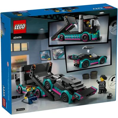 Sportbil och Biltransport - City - 60406 - LEGO