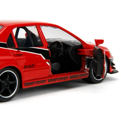Mitsubishi Lancer Evolution IX - Rød - Fast & Furious - Jada