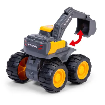 Grävare - Volvo Monster Truck - Dickie Toys - 10 cm