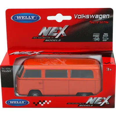 Volkswagen T2 Bus - 1972 - Orange - Welly - 11 cm