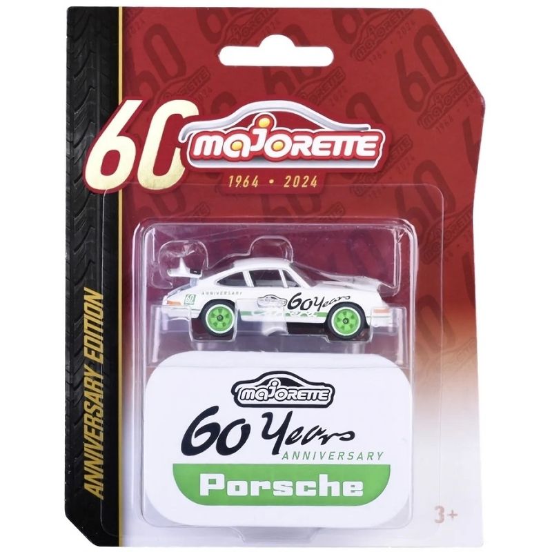 Porsche 911 Carrera RS 2.7 - Vit - Majorette 60 Years - 8 cm