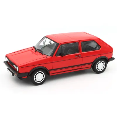 Volkswagen Golf I GTI - Röd - Welly - 1:18
