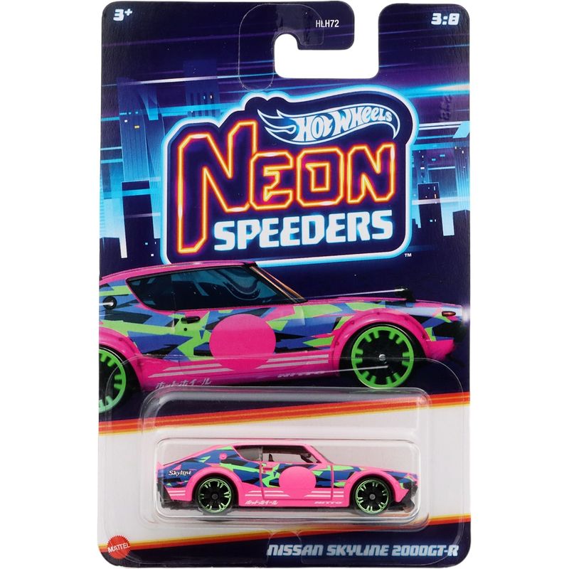 Nissan Skyline 2000GT-R - Neon Speeders 3/8 - Hot Wheels