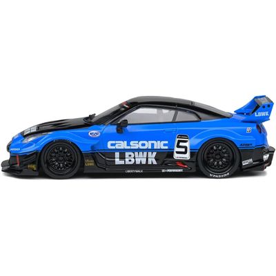 Nissan GT-R (R35) - Liberty Walk - Blå - Solido - 1:43