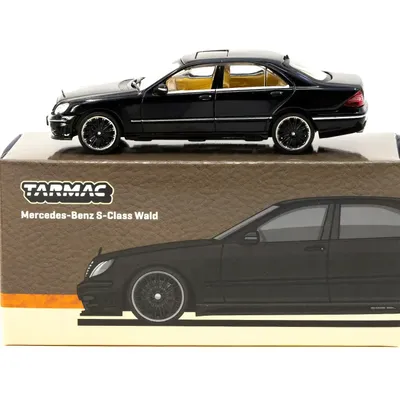 Mercedes-Benz S-Class Wald - Svart - GLOBAL64 - Tarmac Works - 1:64