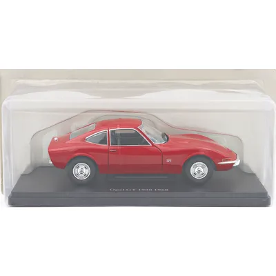 Opel GT 1900 - 1968 - Röd - Hachette Models - 1:24