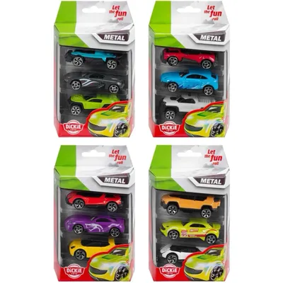 3-pack med Leksaksbilar från Dickie Toys