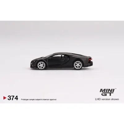Bugatti Chiron Super Sport 300+ - Mattsvart - Mini GT - 1:64