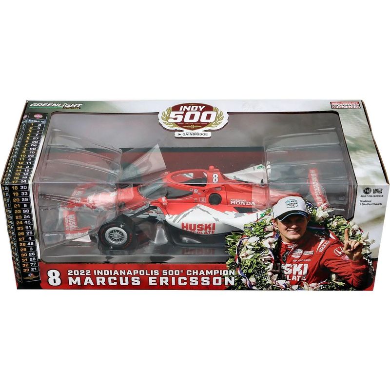IndyCar - Marcus Ericsson #8 - Indy 500 - GreenLight - 1:18