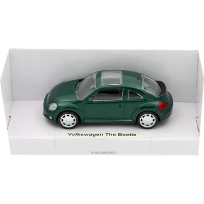 Volkswagen Beetle - Mörkgrön - Rastar - 10 cm