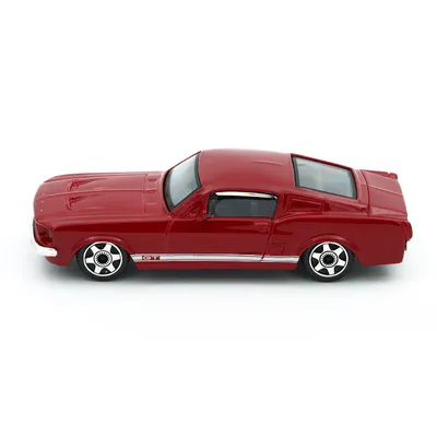 Ford Mustang GT - 1967 - Röd - Bburago - 1:43