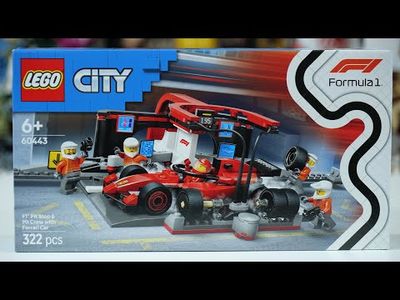 F1 Pit Stop & Pit Crew - Ferrari - Formula 1 - 60443 - LEGO