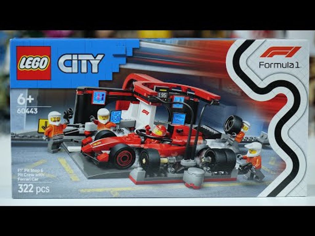 F1 Pit Stop & Pit Crew - Ferrari - Formula 1 - 60443 - LEGO