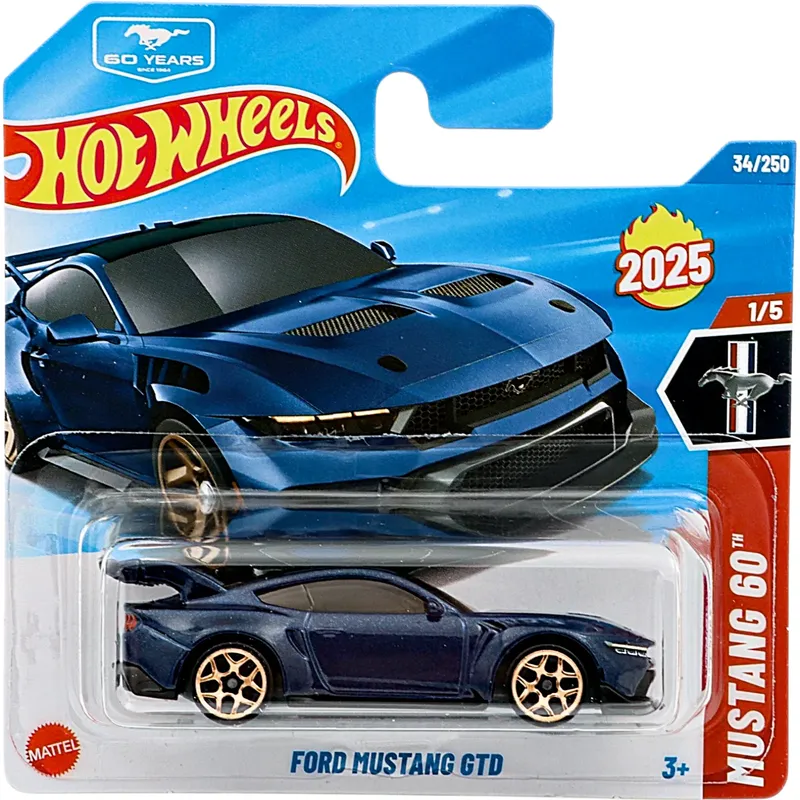 Ford Mustang GTD - Blå - Mustang 60 - Hot Wheels