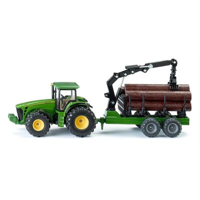 John Deere 8430 med Timmervagn - 1954 - Siku - 1:50