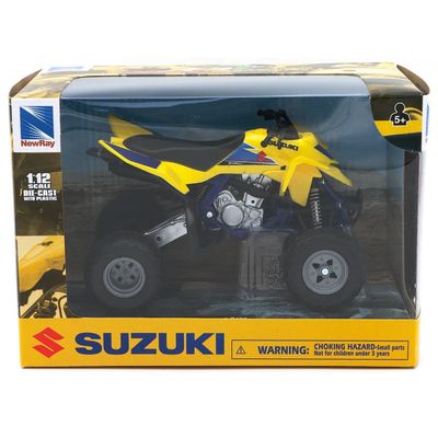 Suzuki Quadracer R450 - Fyrhjuling - Gul - NewRay - 1:12