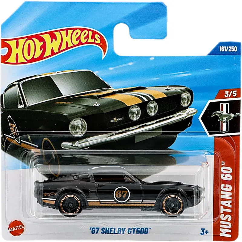 '67 Shelby GT500 - Svart - Mustang 60 - Hot Wheels