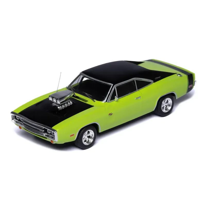 Dodge Charger R/T - 1970 - Grøn / Sort - Ixo Models - 1:43