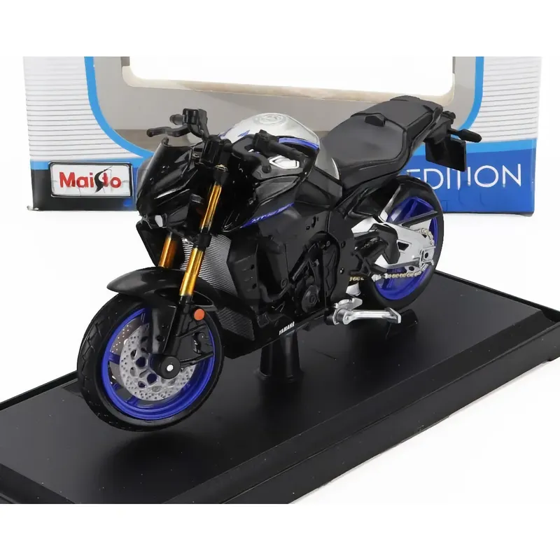 Yamaha MT-10 SP - 2023 - Motorcykel - Svart / Silver - Maisto - 11 cm
