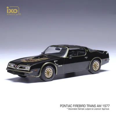 Pontiac Firebird Trans Am - 1977 - Svart / Guld - Ixo Models - 1:43