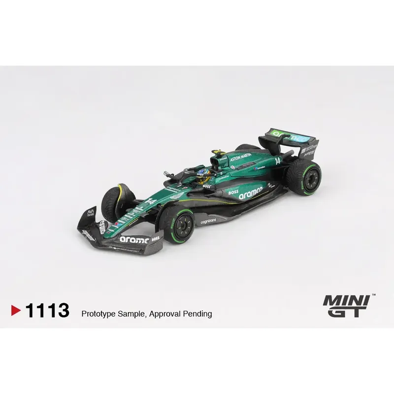 Aston Martin AMR24 #14 Fernando Alonso 2024 F1 2024 Canadian GP - 1113 - Mini GT - 1:64