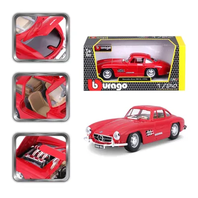 Mercedes-Benz 300 SL (1954) - W198 - Rød - Bburago - 1:24