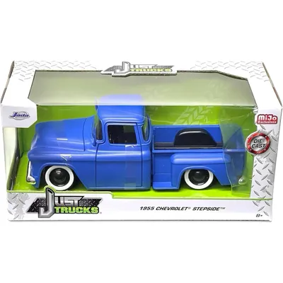 1955 Chevrolet Stepside - Blå - Jada Toys - 1:24