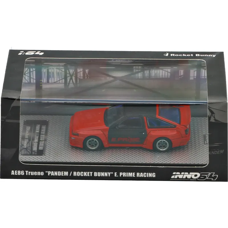 AE86 Trueno "Pandem / Rocket Bunny" - Röd - Inno64 - 1:64