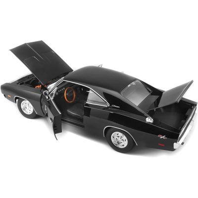 1969 Dodge Charger R/T - Svart - Maisto - 1:18