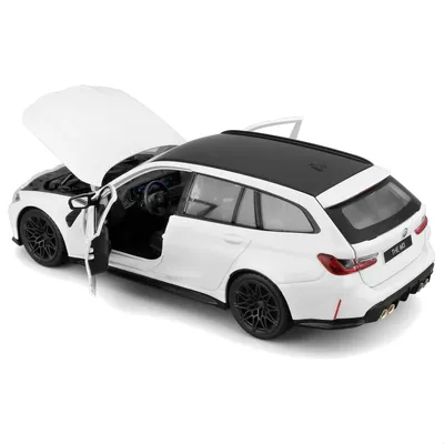 BMW M3 Touring (G81) - 2023 - Vit - Bburago - 1:24