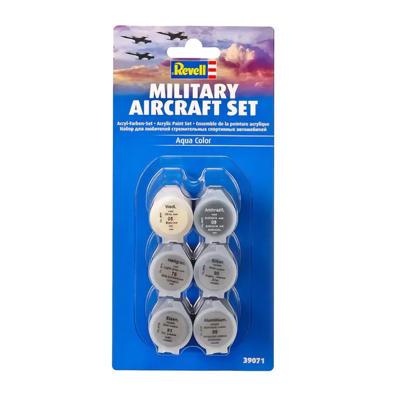 Military Aircraft Set - 6 farver - 39071 - Revell