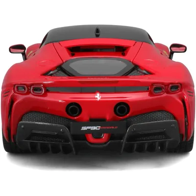 Ferrari SF90 Stradale - Röd - Bburago - 1:18