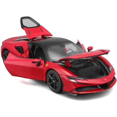 Ferrari SF90 Stradale - Röd - Bburago - 1:18