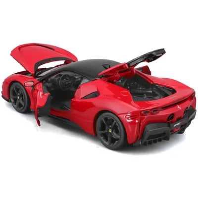 Ferrari SF90 Stradale - Röd - Bburago - 1:18