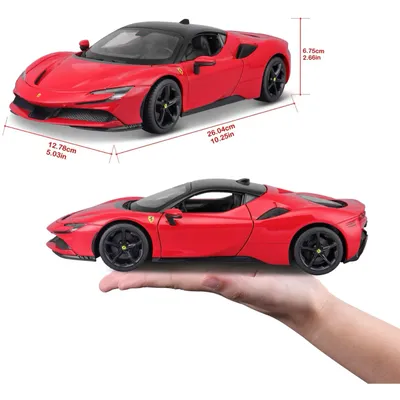 Ferrari SF90 Stradale - Röd - Bburago - 1:18