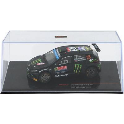 SKADAD VITRIN - Hyundai i20 N - O.Solberg / E.Edmondson - Ixo Models - 1:43