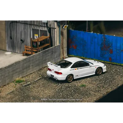 Honda Integra Type R DC2 Mugen - Vit - Tarmac Works - 1:64