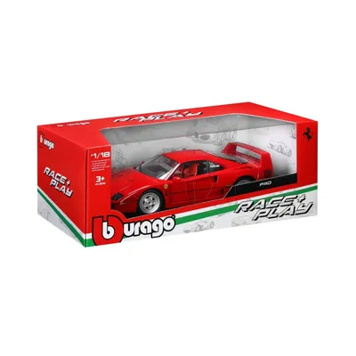 Ferrari F40 - Röd - 1987 - Bburago - 1:18