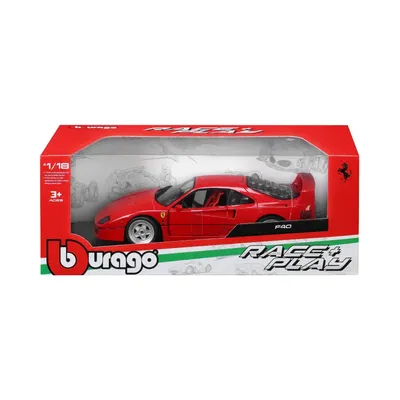 Ferrari F40 - Röd - 1987 - Bburago - 1:18