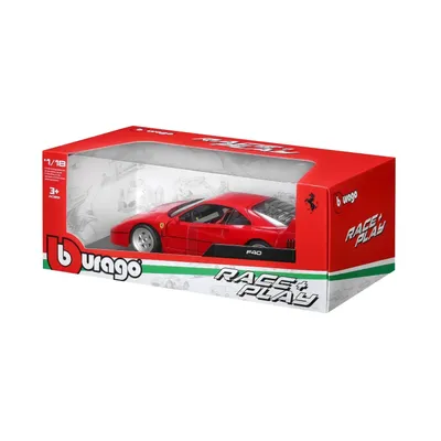 Ferrari F40 - Röd - 1987 - Bburago - 1:18
