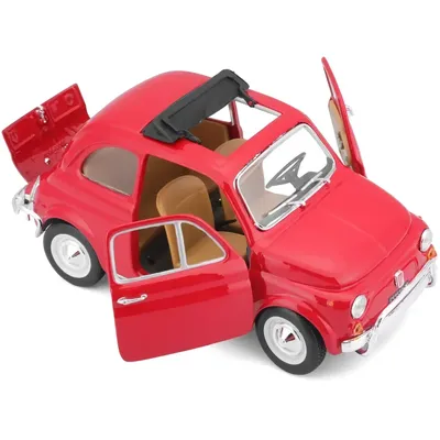 Fiat 500L - 1968 - Röd - Bburago - 1:24