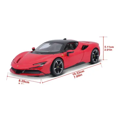 Ferrari SF90 Stradale - Rød - Bburago - 1:24
