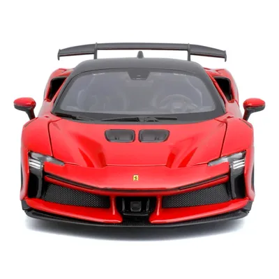 Ferrari SF90 XX Stradale - Röd - Bburago - 1:24 - 21 cm